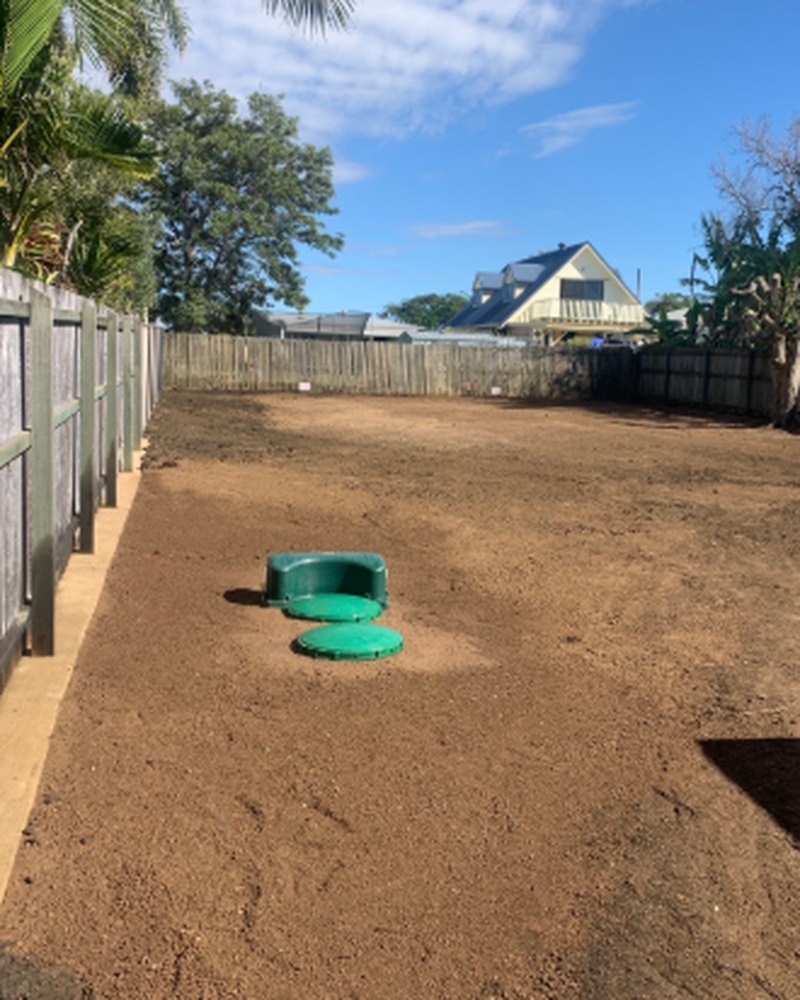 Tank In, Site Levelled — Elite Wastewater & Plumbing